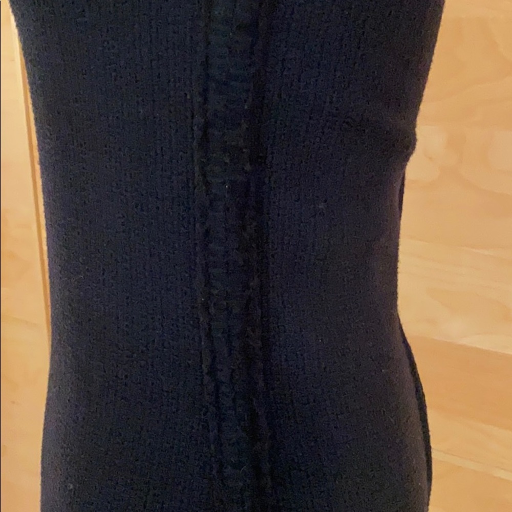 CHANEL sleeveless DRESS w/CC logo XS/4 US-36 Franc - Picture 5 of 12